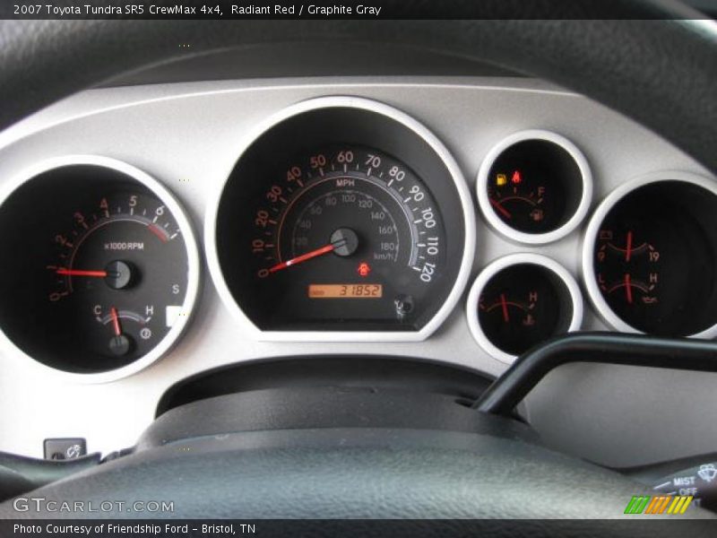 Radiant Red / Graphite Gray 2007 Toyota Tundra SR5 CrewMax 4x4