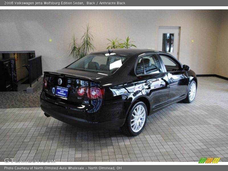 Black / Anthracite Black 2008 Volkswagen Jetta Wolfsburg Edition Sedan