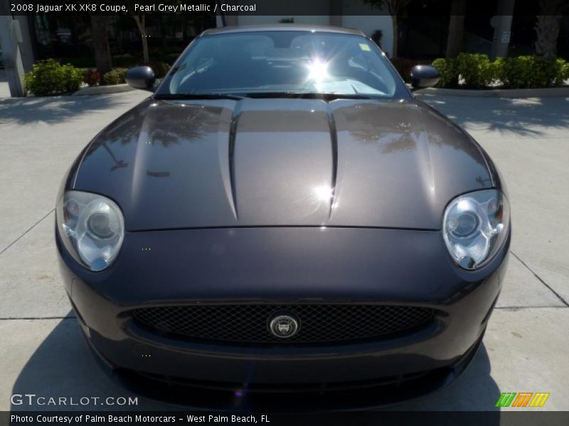 Pearl Grey Metallic / Charcoal 2008 Jaguar XK XK8 Coupe