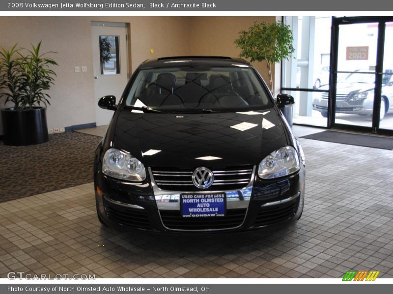 Black / Anthracite Black 2008 Volkswagen Jetta Wolfsburg Edition Sedan