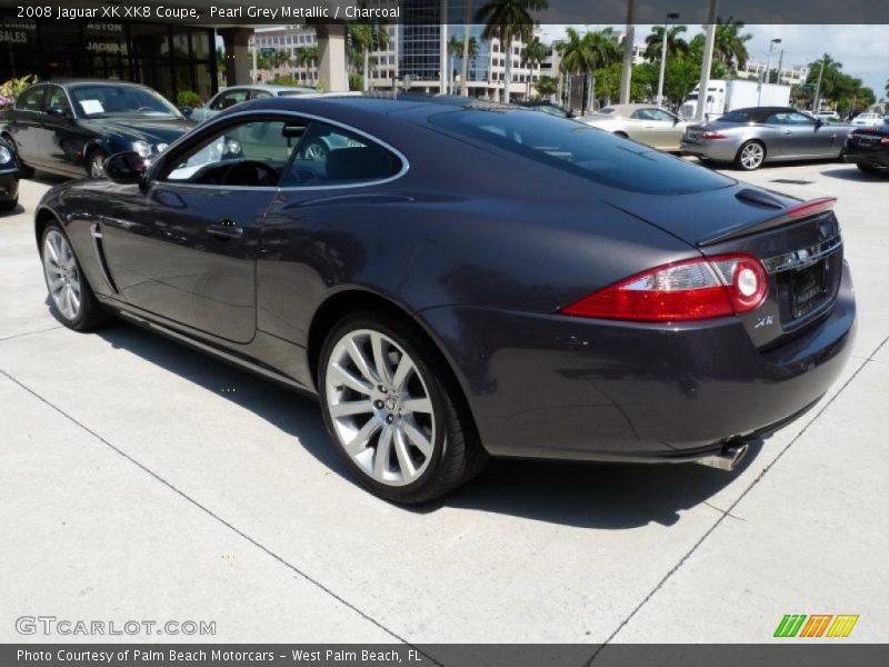 Pearl Grey Metallic / Charcoal 2008 Jaguar XK XK8 Coupe