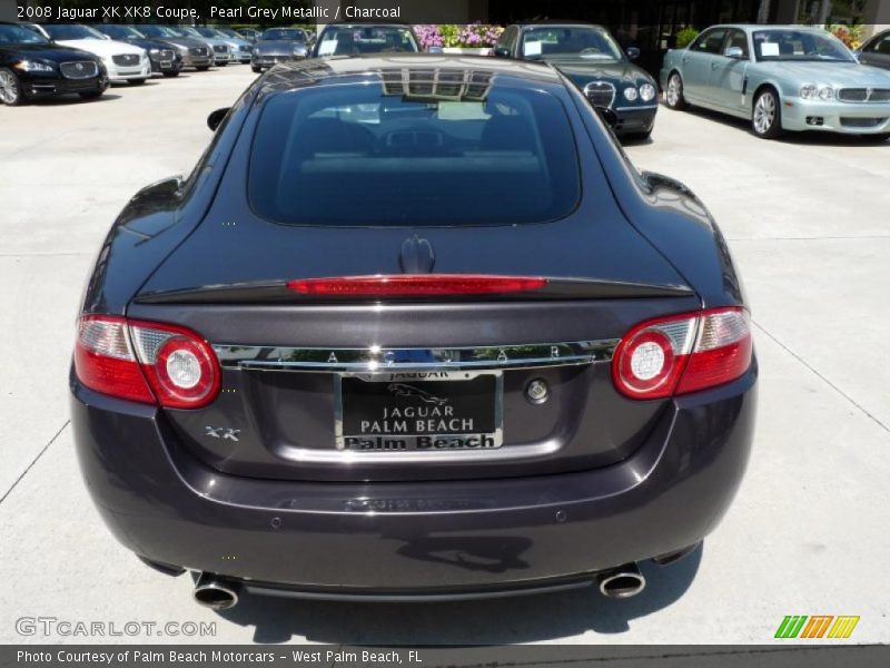 Pearl Grey Metallic / Charcoal 2008 Jaguar XK XK8 Coupe