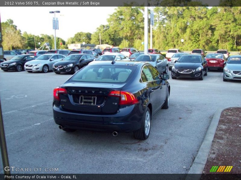 Caspian Blue Metallic / Soft Beige 2012 Volvo S60 T5