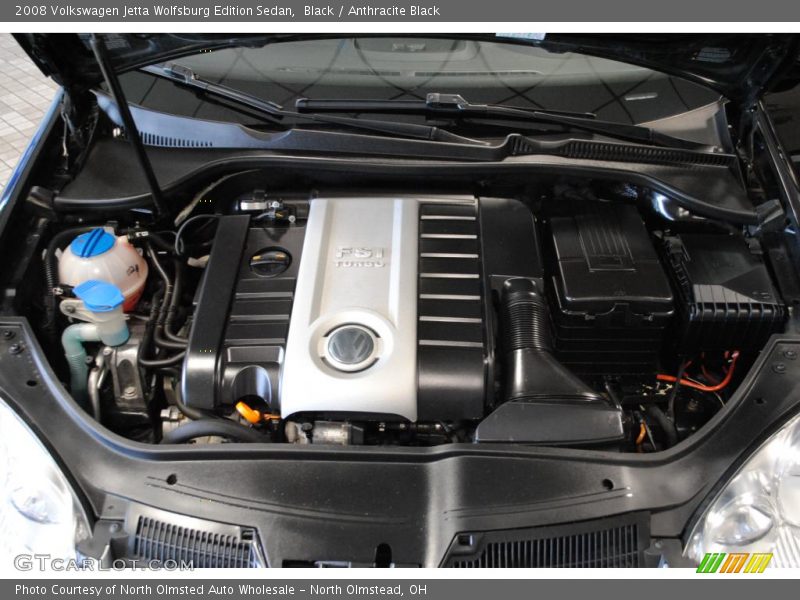Black / Anthracite Black 2008 Volkswagen Jetta Wolfsburg Edition Sedan