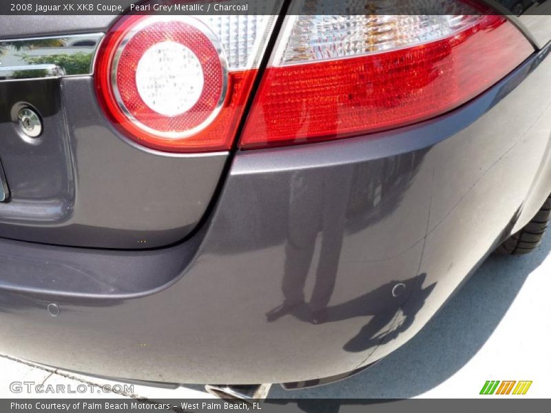 Pearl Grey Metallic / Charcoal 2008 Jaguar XK XK8 Coupe