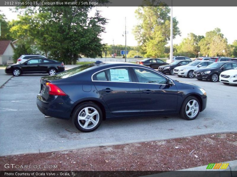 Caspian Blue Metallic / Soft Beige 2012 Volvo S60 T5