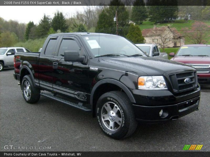 Black / Black 2008 Ford F150 FX4 SuperCab 4x4