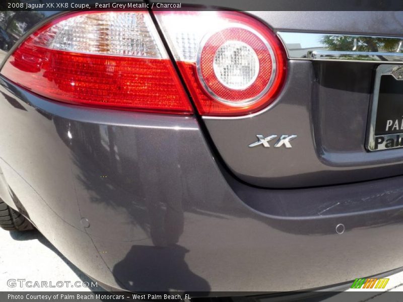 Pearl Grey Metallic / Charcoal 2008 Jaguar XK XK8 Coupe