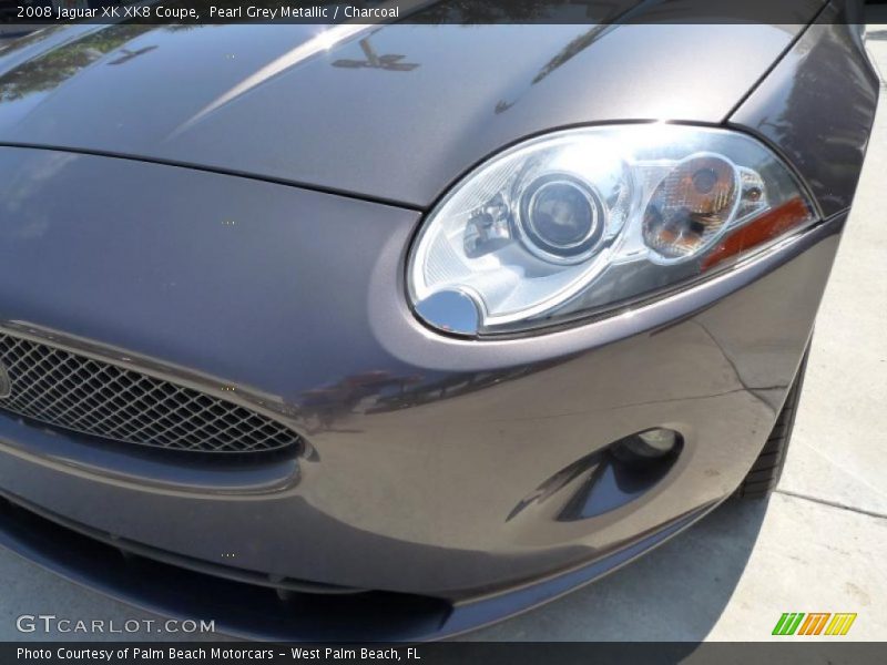 Pearl Grey Metallic / Charcoal 2008 Jaguar XK XK8 Coupe