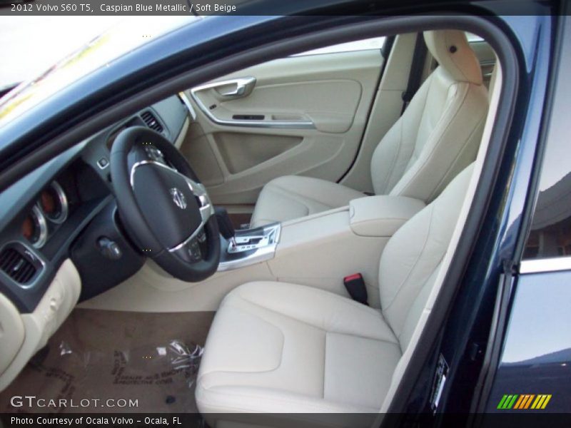  2012 S60 T5 Soft Beige Interior