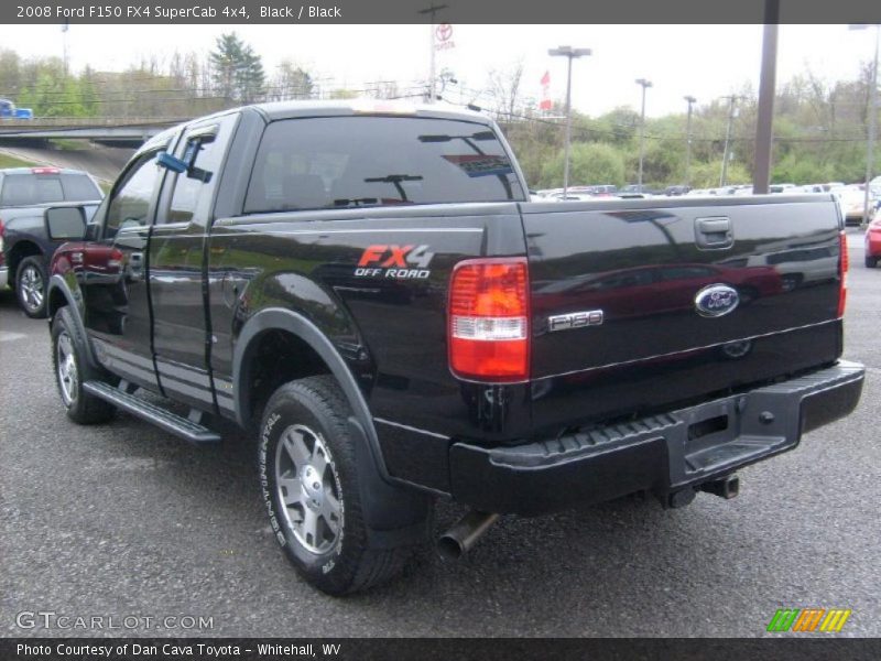 Black / Black 2008 Ford F150 FX4 SuperCab 4x4