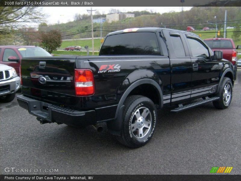 Black / Black 2008 Ford F150 FX4 SuperCab 4x4