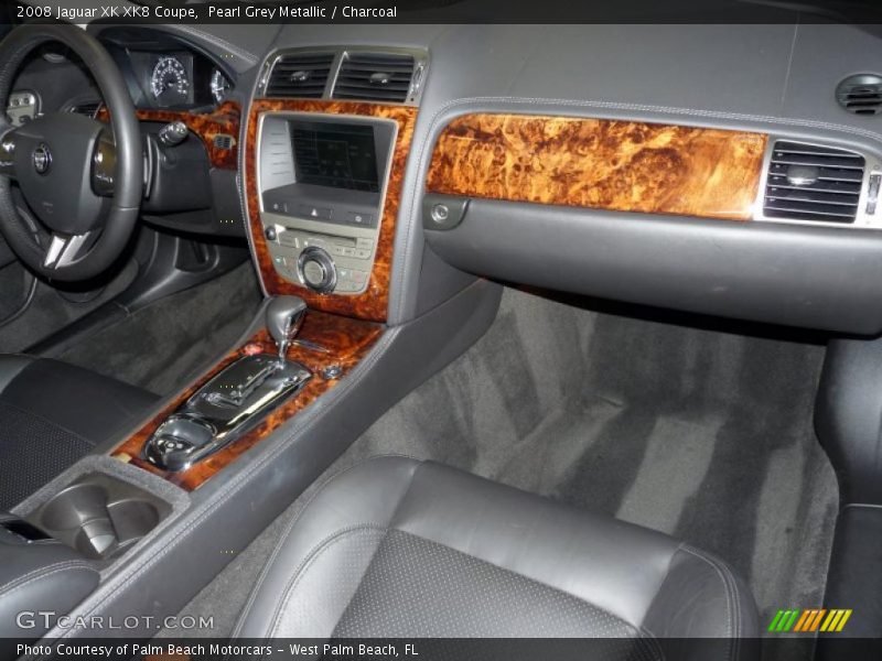 Pearl Grey Metallic / Charcoal 2008 Jaguar XK XK8 Coupe