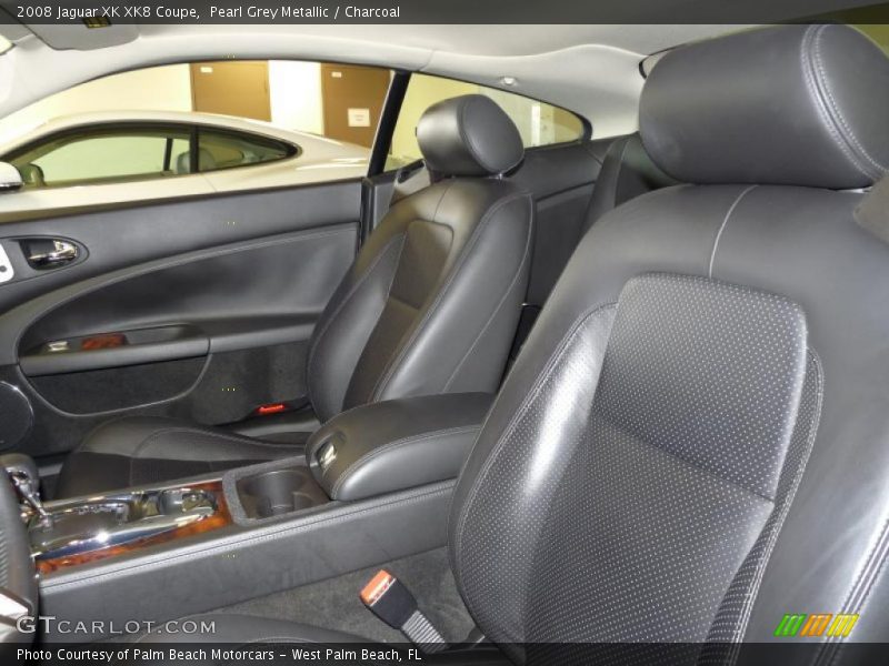 Pearl Grey Metallic / Charcoal 2008 Jaguar XK XK8 Coupe