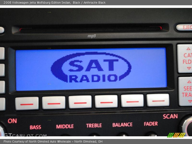 Black / Anthracite Black 2008 Volkswagen Jetta Wolfsburg Edition Sedan