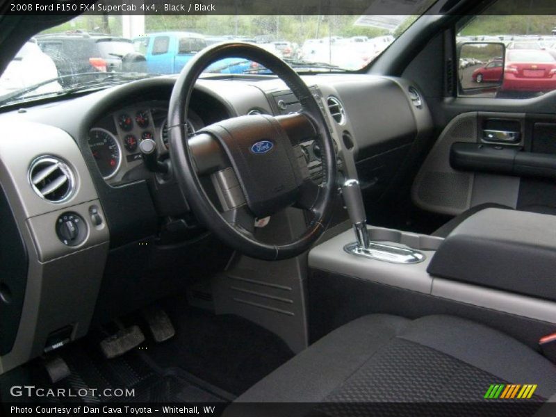 Black / Black 2008 Ford F150 FX4 SuperCab 4x4