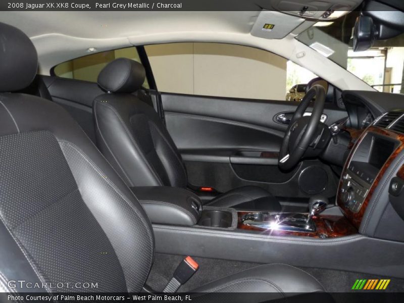 Pearl Grey Metallic / Charcoal 2008 Jaguar XK XK8 Coupe