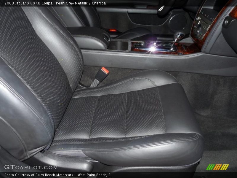 Pearl Grey Metallic / Charcoal 2008 Jaguar XK XK8 Coupe