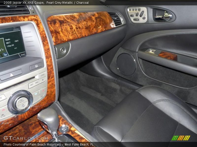 Pearl Grey Metallic / Charcoal 2008 Jaguar XK XK8 Coupe