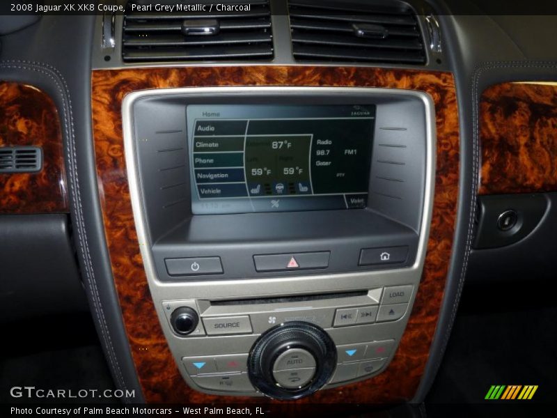 Pearl Grey Metallic / Charcoal 2008 Jaguar XK XK8 Coupe