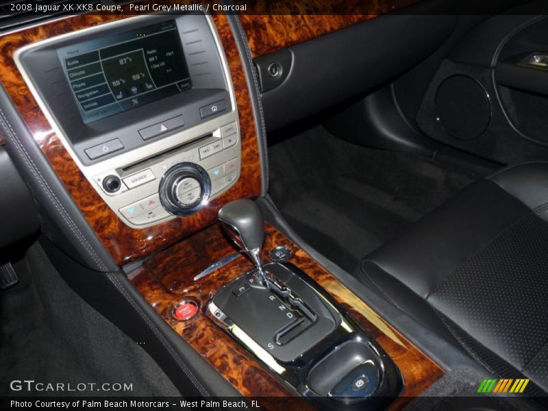 Pearl Grey Metallic / Charcoal 2008 Jaguar XK XK8 Coupe