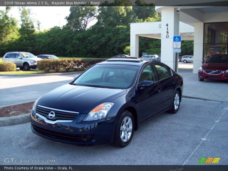 Majestic Blue Metallic / Blond 2008 Nissan Altima 2.5 SL