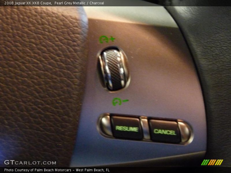 Pearl Grey Metallic / Charcoal 2008 Jaguar XK XK8 Coupe