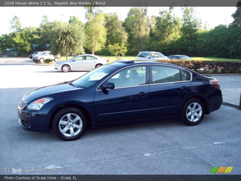 Majestic Blue Metallic / Blond 2008 Nissan Altima 2.5 SL