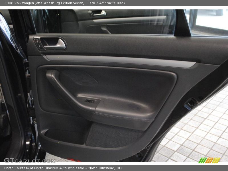 Black / Anthracite Black 2008 Volkswagen Jetta Wolfsburg Edition Sedan