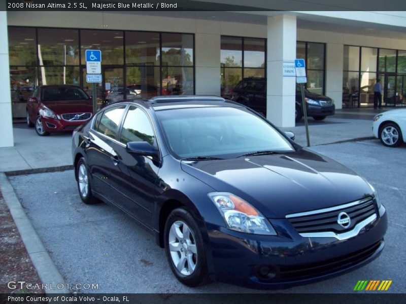 Majestic Blue Metallic / Blond 2008 Nissan Altima 2.5 SL