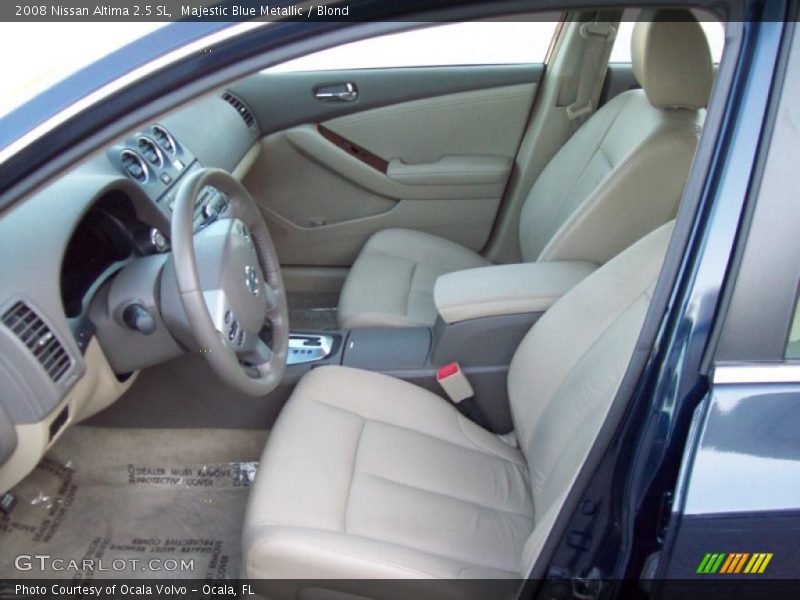 Majestic Blue Metallic / Blond 2008 Nissan Altima 2.5 SL