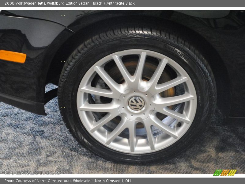 Black / Anthracite Black 2008 Volkswagen Jetta Wolfsburg Edition Sedan