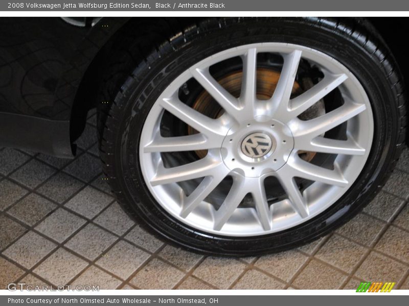 Black / Anthracite Black 2008 Volkswagen Jetta Wolfsburg Edition Sedan