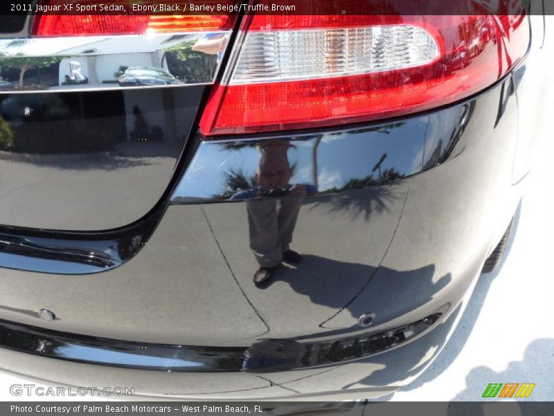 Ebony Black / Barley Beige/Truffle Brown 2011 Jaguar XF Sport Sedan