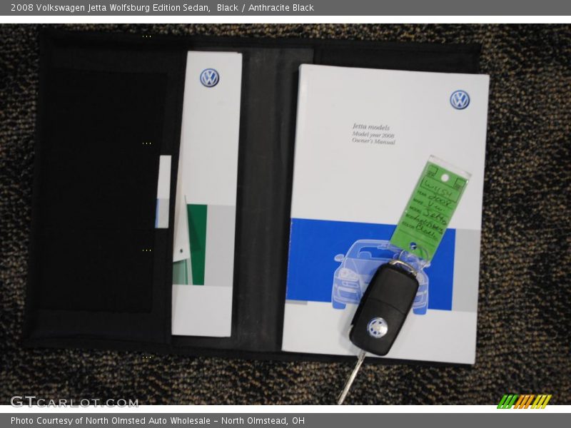 Black / Anthracite Black 2008 Volkswagen Jetta Wolfsburg Edition Sedan
