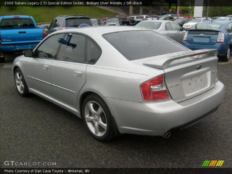 Brilliant Silver Metallic / Off-Black 2006 Subaru Legacy 2.5i Special Edition Sedan
