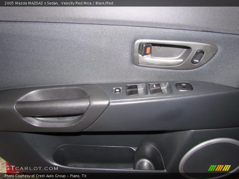 Velocity Red Mica / Black/Red 2005 Mazda MAZDA3 s Sedan
