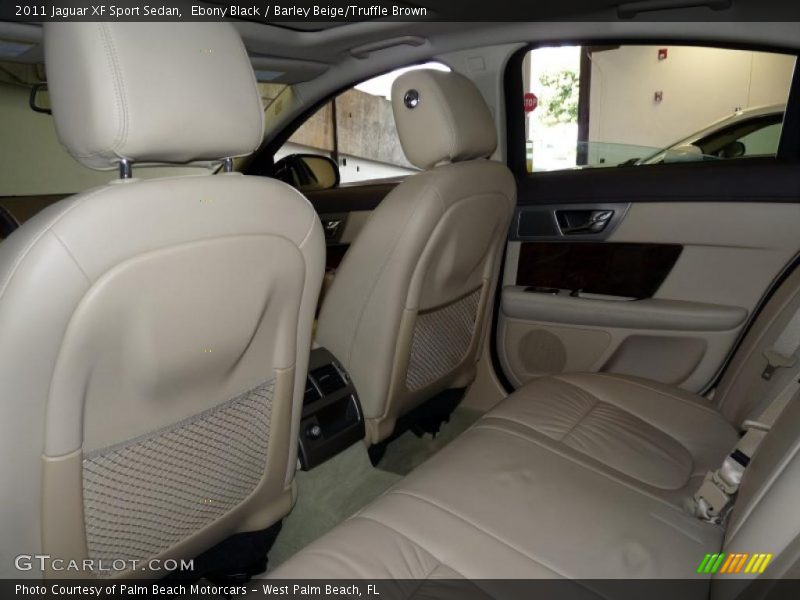 Ebony Black / Barley Beige/Truffle Brown 2011 Jaguar XF Sport Sedan