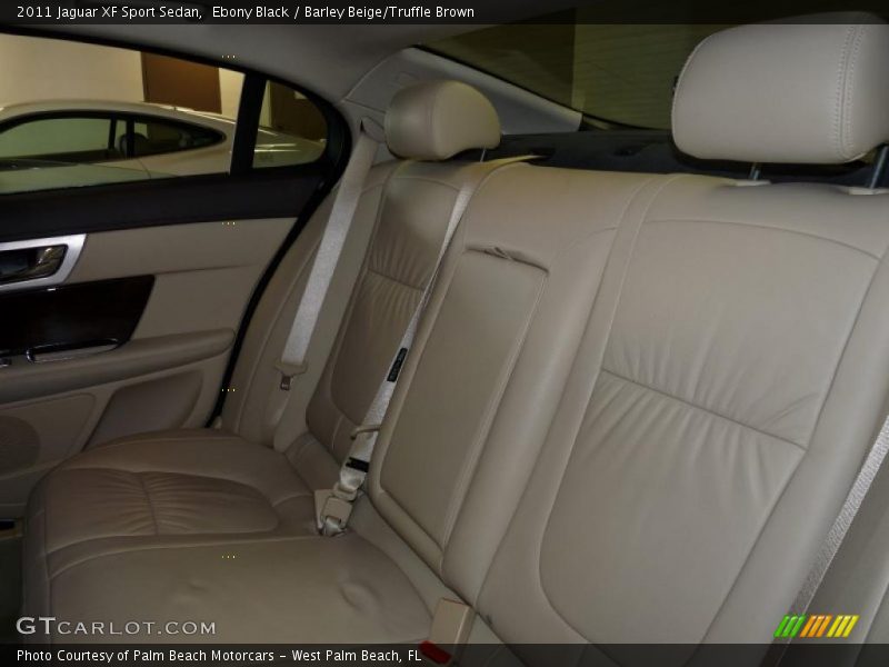 Ebony Black / Barley Beige/Truffle Brown 2011 Jaguar XF Sport Sedan