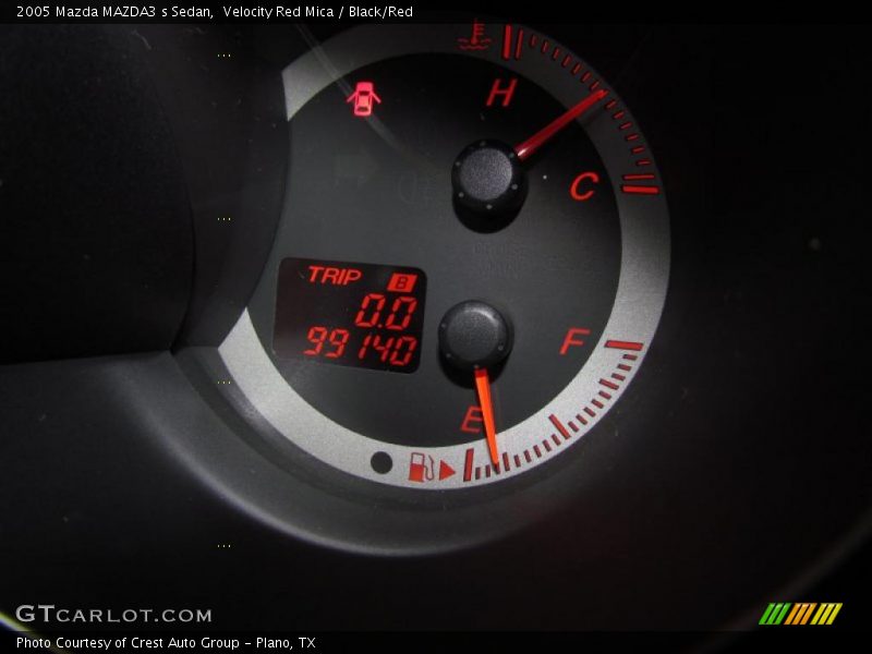 Velocity Red Mica / Black/Red 2005 Mazda MAZDA3 s Sedan