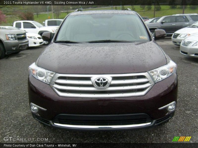 Sizzling Crimson Mica / Ash 2011 Toyota Highlander V6 4WD