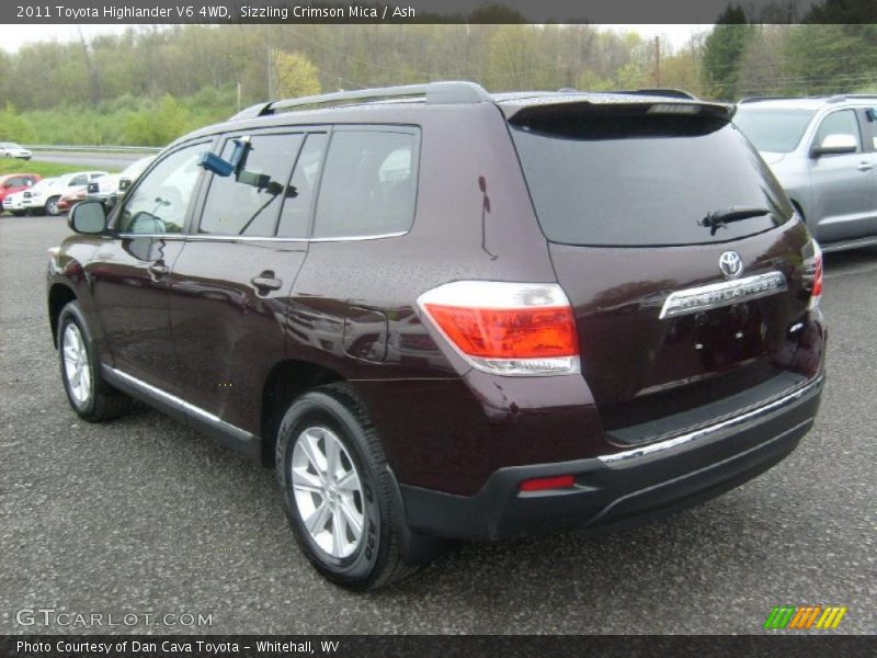 Sizzling Crimson Mica / Ash 2011 Toyota Highlander V6 4WD