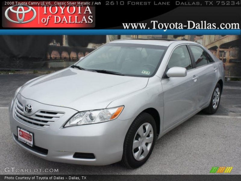 Classic Silver Metallic / Ash 2008 Toyota Camry LE V6