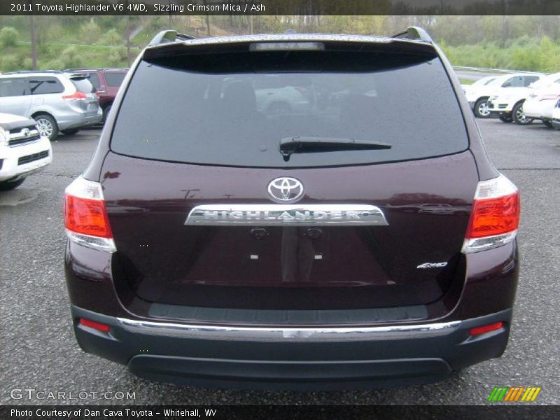 Sizzling Crimson Mica / Ash 2011 Toyota Highlander V6 4WD