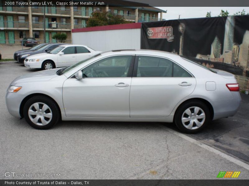 Classic Silver Metallic / Ash 2008 Toyota Camry LE V6