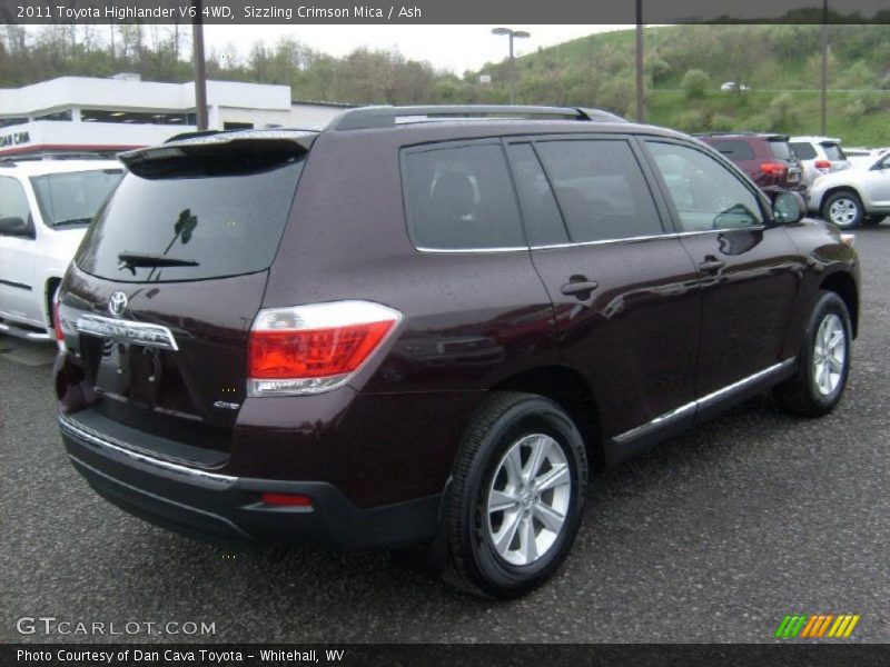 Sizzling Crimson Mica / Ash 2011 Toyota Highlander V6 4WD