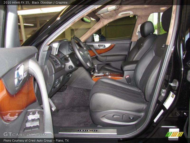  2010 FX 35 Graphite Interior
