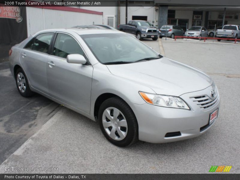 Classic Silver Metallic / Ash 2008 Toyota Camry LE V6