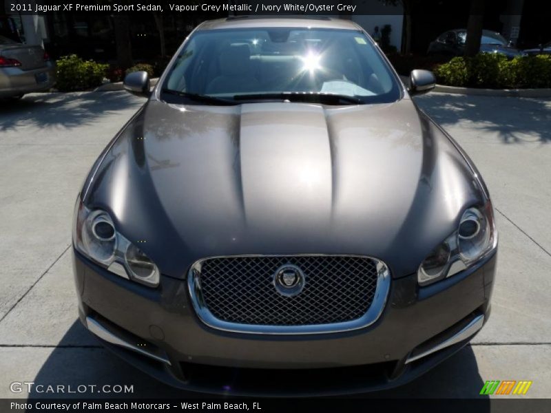 Vapour Grey Metallic / Ivory White/Oyster Grey 2011 Jaguar XF Premium Sport Sedan