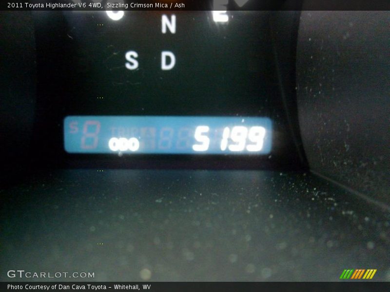 Sizzling Crimson Mica / Ash 2011 Toyota Highlander V6 4WD